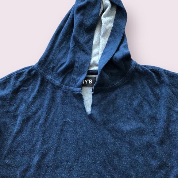 (3/$15) barry’s bootcamp • terry cloth sweater - Picture 2 of 3